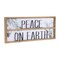 Melrose Set of 2 "Peace on Earth" Christmas Wall Signs 23.5"